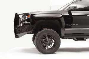 Fab Fours Bumpers & Off-Road Armor | 1350 Offroad - Fab Fours Black Steel Front Bumper, Black Powder Coat, with Full Guard - CS16-K3860-1 - Image 4