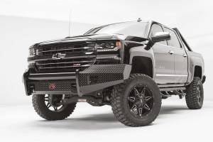 Fab Fours Bumpers & Off-Road Armor | 1350 Offroad - Fab Fours Black Steel Front Bumper, Black Powder Coat, with No Guard - CS16-K3861-1 - Image 2