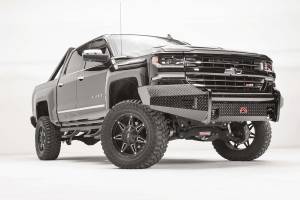 Fab Fours Bumpers & Off-Road Armor | 1350 Offroad - Fab Fours Black Steel Front Bumper, Black Powder Coat, with No Guard - CS16-K3861-1 - Image 3