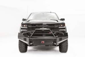 Fab Fours Bumpers & Off-Road Armor | 1350 Offroad - Fab Fours Black Steel Front Bumper, Black Powder Coat, with Pre-Runner Guard - CS16-K3862-1 - Image 1