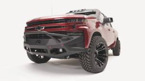 Fab Fours Bumpers & Off-Road Armor | 1350 Offroad - Fab Fours Vengeance Front Bumper, Bare Steel, Sensor Bumper, Pre-Runner Guard - CS19-D4052-B - Image 2