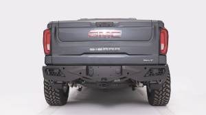 Fab Fours Bumpers & Off-Road Armor | 1350 Offroad - Fab Fours Vengeance Rear Bumper, Black Powder Coat, with Sensors - CS19-E4051-1 - Image 3