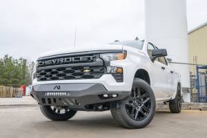 Fab Fours Bumpers & Off-Road Armor | 1350 Offroad - Fab Fours Vengeance Front Bumper, with No Guard, Bare Steel, for Mount LED Cube Lights - CS22-D5661-B - Image 2