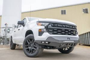 Fab Fours Bumpers & Off-Road Armor | 1350 Offroad - Fab Fours Vengeance Front Bumper, with No Guard, Black Powder Coat, for Mount LED Cube Lights - CS22-D5661-1 - Image 3