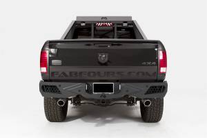 Fab Fours Bumpers & Off-Road Armor | 1350 Offroad - Fab Fours Premium Rear Bumper, Black Powder Coat, with Sensors - DR09-E2951-1 - Image 1
