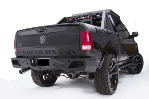 Fab Fours Bumpers & Off-Road Armor | 1350 Offroad - Fab Fours Premium Rear Bumper, Black Powder Coat, with Sensors - DR09-E2951-1 - Image 2