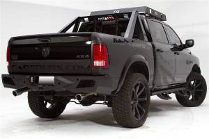 Fab Fours Bumpers & Off-Road Armor | 1350 Offroad - Fab Fours Premium Rear Bumper, Black Powder Coat, with Sensors - DR09-E2951-1 - Image 4