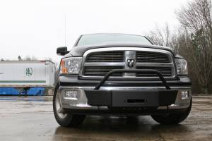 Fab Fours Bumpers & Off-Road Armor | 1350 Offroad - Fab Fours Large Frame Winch Mount, Large Frame Black Powder Coat - DR10-N2460-1 - Image 1