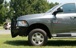 Fab Fours Bumpers & Off-Road Armor | 1350 Offroad - Fab Fours Black Steel Front Ranch Bumper, Black Powder Coat, with Full Grill Guard - DR10-S2960-1 - Image 5