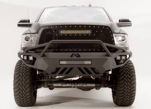 Fab Fours Bumpers & Off-Road Armor | 1350 Offroad - Fab Fours Vengeance Front Bumper, Bare Steel, Pre-Runner Guard - DR10-V2952-B - Image 3