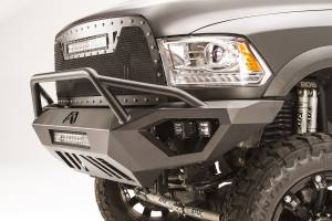 Fab Fours Bumpers & Off-Road Armor | 1350 Offroad - Fab Fours Vengeance Front Bumper, Bare Steel, Pre-Runner Guard - DR10-V2952-B - Image 2