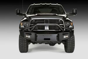 Fab Fours Bumpers & Off-Road Armor | 1350 Offroad - Fab Fours Premium Winch Front Bumper, Bare Steel, with Pre-Runner Grill Guard - DR13-H2952-B - Image 2