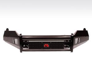 Fab Fours Bumpers & Off-Road Armor | 1350 Offroad - Fab Fours Black Steel Front Bumper, Black Powder Coat, without Grill Guard, with Tow Hooks - DR13-K2961-1 - Image 1