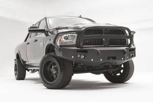 Fab Fours Bumpers & Off-Road Armor | 1350 Offroad - Fab Fours Premium Winch Front Bumper, Bare Steel, with Full Guard, with Sensors - DR16-C4050-B - Image 2