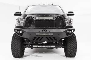Fab Fours Bumpers & Off-Road Armor | 1350 Offroad - Fab Fours Vengeance Front Bumper, Black Powder Coat, Sensor Bumper, No Guard - DR16-V4051-1 - Image 1