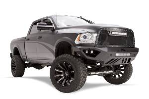 Fab Fours Bumpers & Off-Road Armor | 1350 Offroad - Fab Fours Vengeance Front Bumper, Bare Steel, Sensor Bumper, No Guard - DR16-V4051-B - Image 2