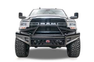 Fab Fours Bumpers & Off-Road Armor | 1350 Offroad - Fab Fours Black Steel Front Bumper, with Pre-Runner Guard - DR19-S4462-1 - Image 1