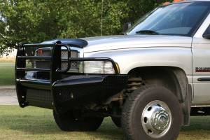 Fab Fours Bumpers & Off-Road Armor | 1350 Offroad - Fab Fours Black Steel Front Ranch Bumper, Black Powder Coat, with Full Grill Guard - DR94-S1560-1 - Image 4