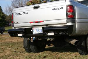 Fab Fours Bumpers & Off-Road Armor | 1350 Offroad - Fab Fours Black Steel Ranch Rear Bumper, Black Powder Coat - DR94-T1650-1 - Image 3