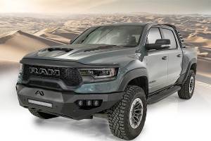 Fab Fours Bumpers & Off-Road Armor | 1350 Offroad - Fab Fours Vengeance Front Bumper, No Guard, Bare Steel - DX21-V4551-B - Image 2
