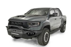 Fab Fours Bumpers & Off-Road Armor | 1350 Offroad - Fab Fours Vengeance Front Bumper, Pre-Runner Guard, 2 Stage Matte Black Powder Coat - DX21-V4552-1 - Image 2