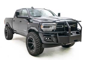 Fab Fours Bumpers & Off-Road Armor | 1350 Offroad - Fab Fours Winch Mount, Full Grill Guard, 2 Stage Matte Black Powder Coated - DR19-N4470-1 - Image 3
