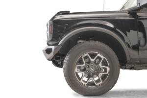 Fab Fours Bumpers & Off-Road Armor | 1350 Offroad - Fab Fours Vengeance Front Bumper, with No Guard, 2 Stage Matte Black Powder Coat - FB21-D5251-1 - Image 3