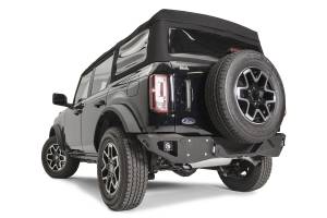 Fab Fours Bumpers & Off-Road Armor | 1350 Offroad - Fab Fours Vengeance Rear Bumper, 2 Stage Matte Black Powder Coat - FB21-E5251-1 - Image 2