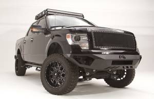 Fab Fours Bumpers & Off-Road Armor | 1350 Offroad - Fab Fours Vengeance Front Bumper, Black Powder Coat, No Guard - FF09-D1951-1 - Image 3