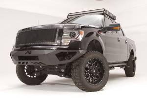 Fab Fours Bumpers & Off-Road Armor | 1350 Offroad - Fab Fours Vengeance Front Bumper, Black Powder Coat, No Guard - FF09-D1951-1 - Image 2