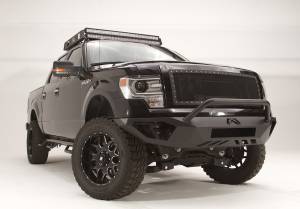 Fab Fours Bumpers & Off-Road Armor | 1350 Offroad - Fab Fours Vengeance Front Bumper, Black Powder Coat, Pre-Runner - FF09-D1952-1 - Image 5