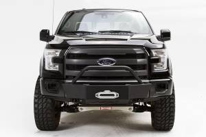 Fab Fours Bumpers & Off-Road Armor | 1350 Offroad - Fab Fours Winch Mount, Powder Coated, with Full Grill Guard & Tow Hooks - FF15-N3250-1 - Image 3