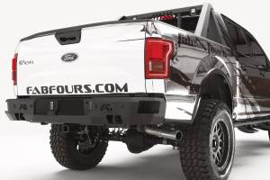 Fab Fours Bumpers & Off-Road Armor | 1350 Offroad - Fab Fours Premium Rear Bumper, Bare Steel, with Sensors - FF15-W3251-B - Image 2