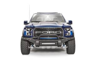 Fab Fours Bumpers & Off-Road Armor | 1350 Offroad - Fab Fours Aero Front Bumper, Bare Steel, with Pre-Runner Guard - FF17-D4372-B - Image 1