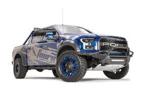 Fab Fours Bumpers & Off-Road Armor | 1350 Offroad - Fab Fours Aero Front Bumper, Bare Steel, with Pre-Runner Guard - FF17-D4372-B - Image 3