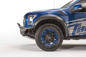 Fab Fours Bumpers & Off-Road Armor | 1350 Offroad - Fab Fours Aero Front Bumper, Bare Steel, with Pre-Runner Guard - FF17-D4372-B - Image 4