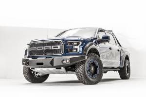 Fab Fours Bumpers & Off-Road Armor | 1350 Offroad - Fab Fours Premium Winch Front Bumper, Black Powder Coat, with No Guard - FF17-H4351-1 - Image 2