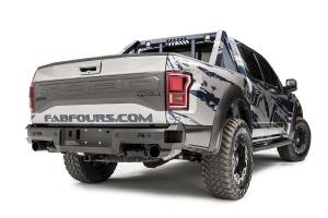 Fab Fours Bumpers & Off-Road Armor | 1350 Offroad - Fab Fours Premium Rear Sensor Bumper, Bare Steel - FF17-W4351-B - Image 1