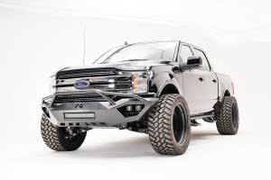 Fab Fours Bumpers & Off-Road Armor | 1350 Offroad - Fab Fours Vengeance Front Bumper, Bare Steel, with Pre-Runner Guard - FF18-D4552-B - Image 2
