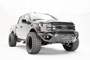 Fab Fours Bumpers & Off-Road Armor | 1350 Offroad - Fab Fours Vengeance Front Bumper, Bare Steel, with Pre-Runner Guard - FF18-D4552-B - Image 4