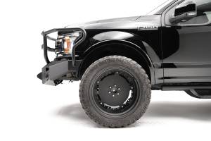 Fab Fours Bumpers & Off-Road Armor | 1350 Offroad - Fab Fours Premium Winch Front Bumper, Bare Steel, with Full Guard - FF18-H4550-B - Image 4
