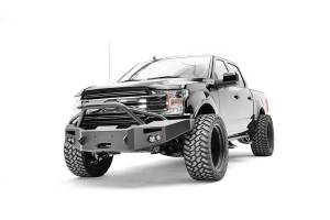Fab Fours Bumpers & Off-Road Armor | 1350 Offroad - Fab Fours Premium Winch Front Bumper, Bare Steel, with Pre-Runner Guard - FF18-H4552-B - Image 2