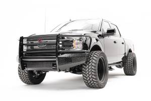Fab Fours Bumpers & Off-Road Armor | 1350 Offroad - Fab Fours Black Steel Front Bumper, Black Powder Coat, with Full Guard - FF18-K4560-1 - Image 2