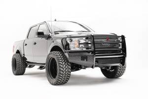 Fab Fours Bumpers & Off-Road Armor | 1350 Offroad - Fab Fours Black Steel Front Bumper, Black Powder Coat, with Full Guard - FF18-K4560-1 - Image 3