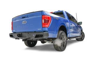 Fab Fours Bumpers & Off-Road Armor | 1350 Offroad - Fab Fours Vengeance Rear Bumper, Bare Steel, with Predrilled Sensor Holes - FF21-E5051-B - Image 3