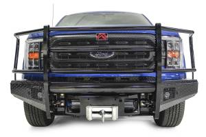 Fab Fours Bumpers & Off-Road Armor | 1350 Offroad - Fab Fours Black Steel Front Bumper, Full Guard, Lower Guard, 14 Gauge Steel Construction - FF21-K5060-1 - Image 1