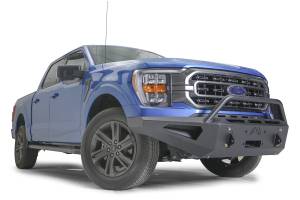Fab Fours Bumpers & Off-Road Armor | 1350 Offroad - Fab Fours Red Steel Front Bumper, Hold Up 12000 lbs. Winch, 11 Gauge Steel, 1/4-in Winch Tray - FF21-RS5162-1 - Image 2
