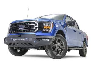 Fab Fours Bumpers & Off-Road Armor | 1350 Offroad - Fab Fours Vengeance Front Bumper, Black Powder Coat, No Guard, with Sensor Holes - FF21-V5151-1 - Image 2