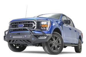 Fab Fours Bumpers & Off-Road Armor | 1350 Offroad - Fab Fours Vengeance Front Bumper, Black Powder Coat, Pre-Runner Guard, with Sensor Holes - FF21-V5152-1 - Image 3
