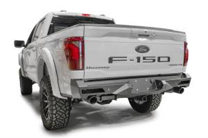 Fab Fours Bumpers & Off-Road Armor | 1350 Offroad - Fab Fours Vengeance Rear Bumper, 2 Stage Matte Black Powder Coated, Sensor - FF24-E6551-1 - Image 1